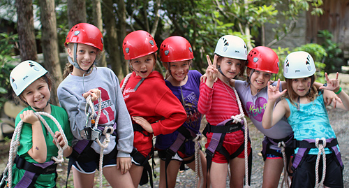 Girl Zipline Crew