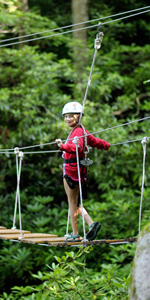 Canopy Tour Bridge Kid