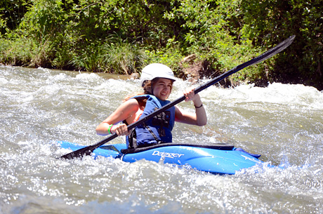 Gren river NC kayaker girl