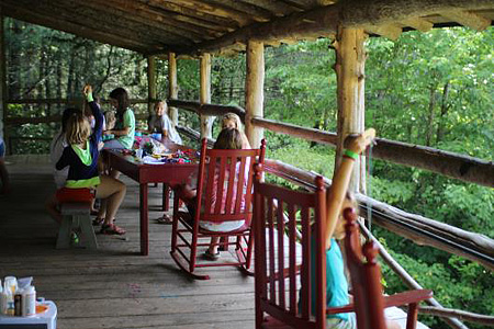 Jewelry Making Porch Activity