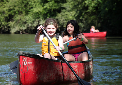 Kids Camp Canoe Trip