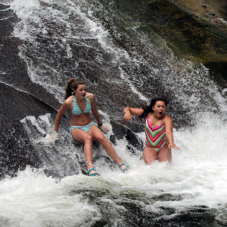 Sliding Rock Cold Water Plunge