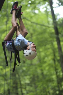 Just Hangin' Around on a rope