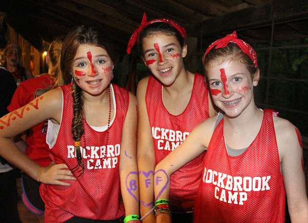 Camp girls are Best Friends Forever at Rockbrook Camp