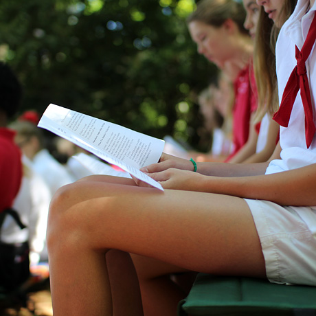 Chapel Girl sitting