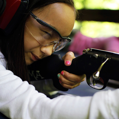 Girl Rifle Shooter