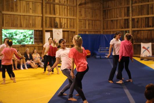Dancing to "Grease"