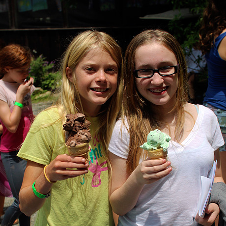 Biltmore Train Ice Cream Eating