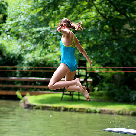 camp lake jump