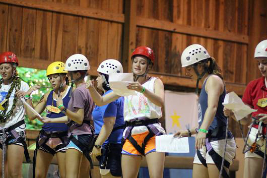 Climbing staff camp skit