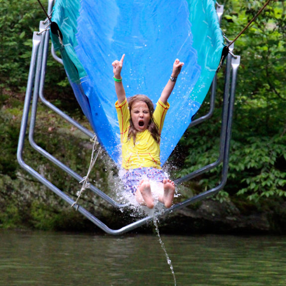 Camp Water Slide Cheer