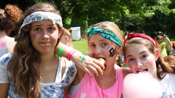 Camp Girls dressed as pirates