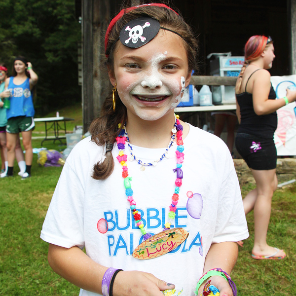 Pirate girl at camp