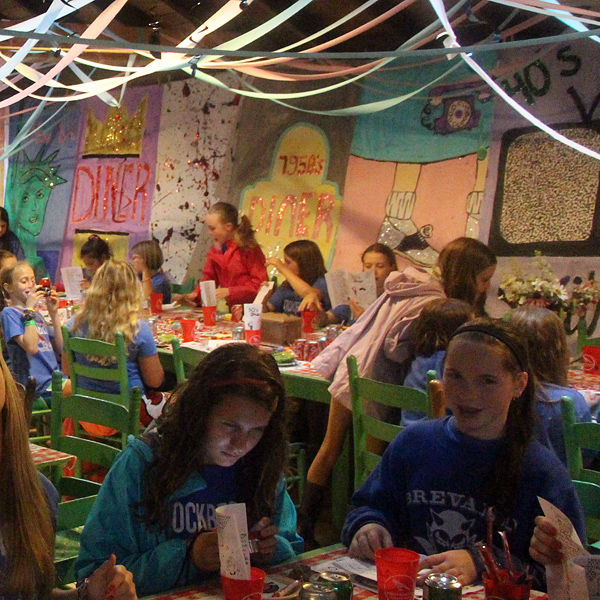 Camp 50s Diner Banquet