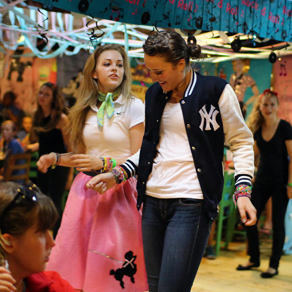 Camp 1950s Costume Dance