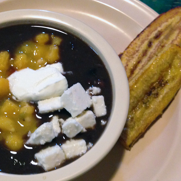 Beans and Plantains for Lunch