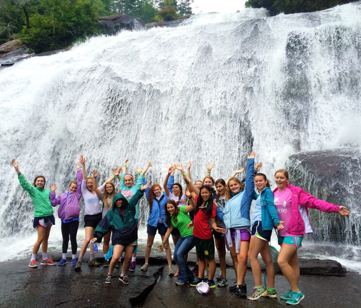 10th grade girls waterfall