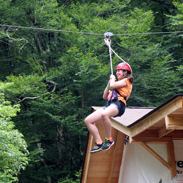 Zipline Camp Girl