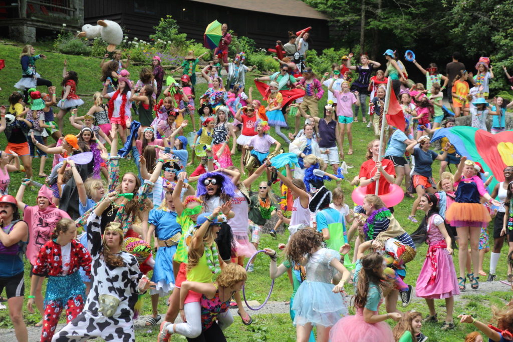 Rockbrook Camp Shake Dance Photo