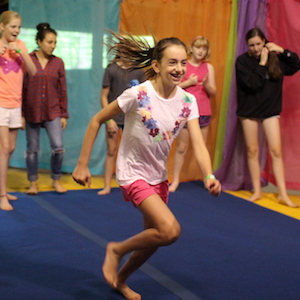 Camp gymnastics activity