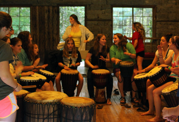 Drumming Camp kids