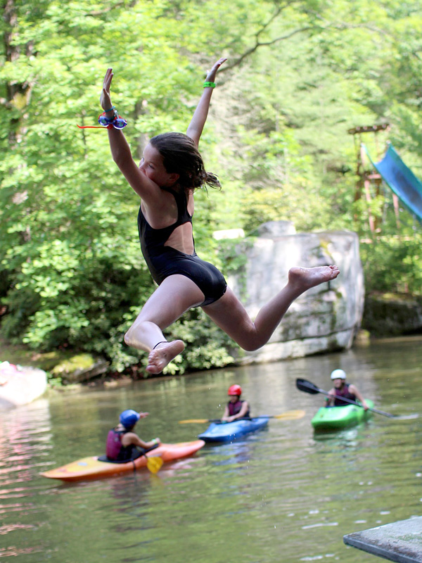 Lake Jump Kid