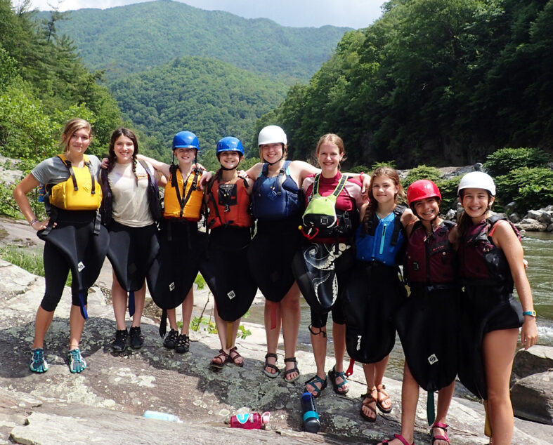 nolichucky camp kayaking girls