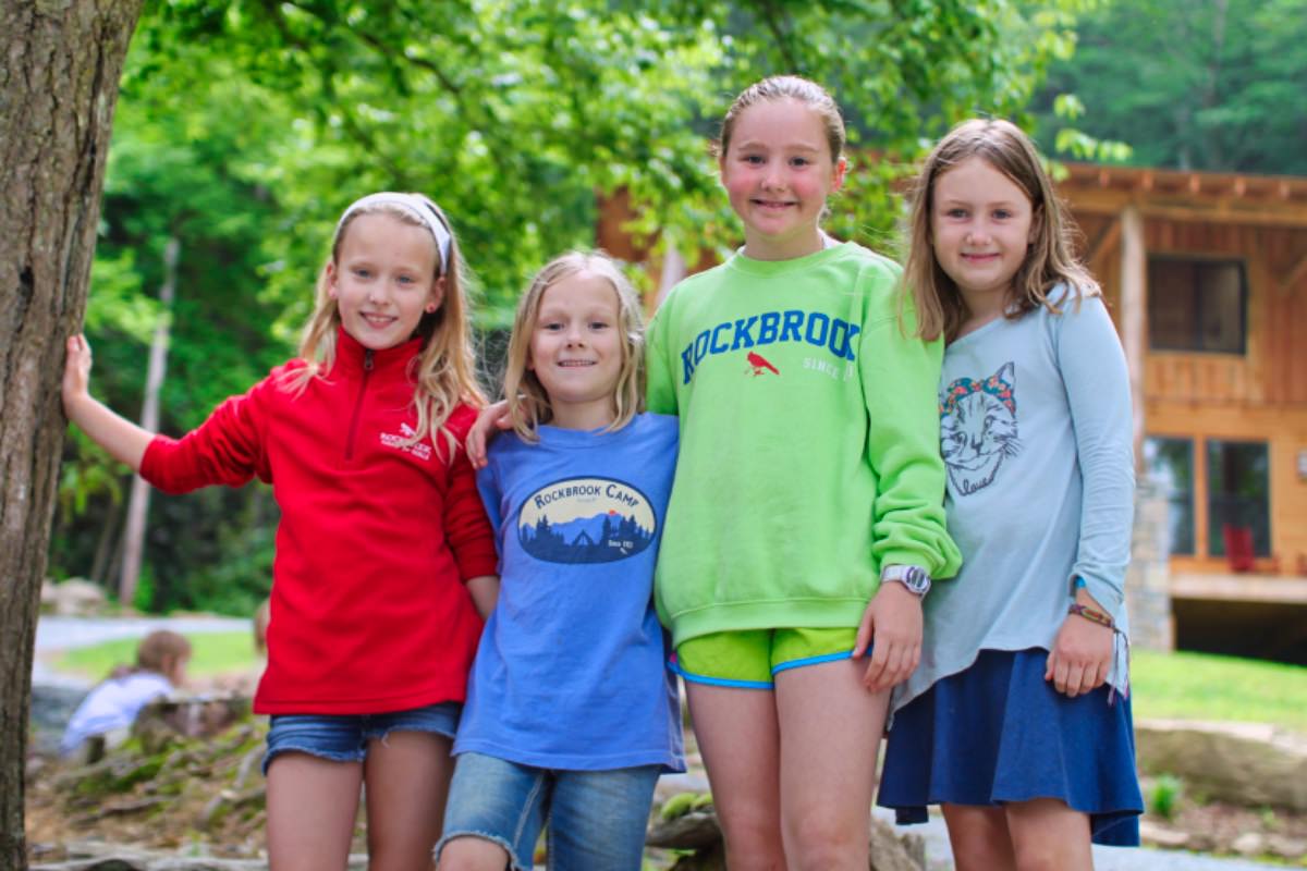 summer camp girls outside 