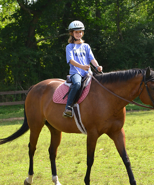 camp horseback rider girl