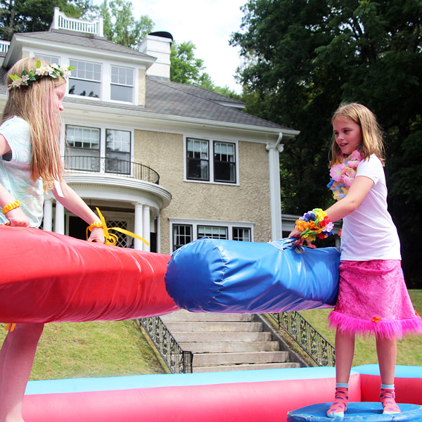 camp fun jousting