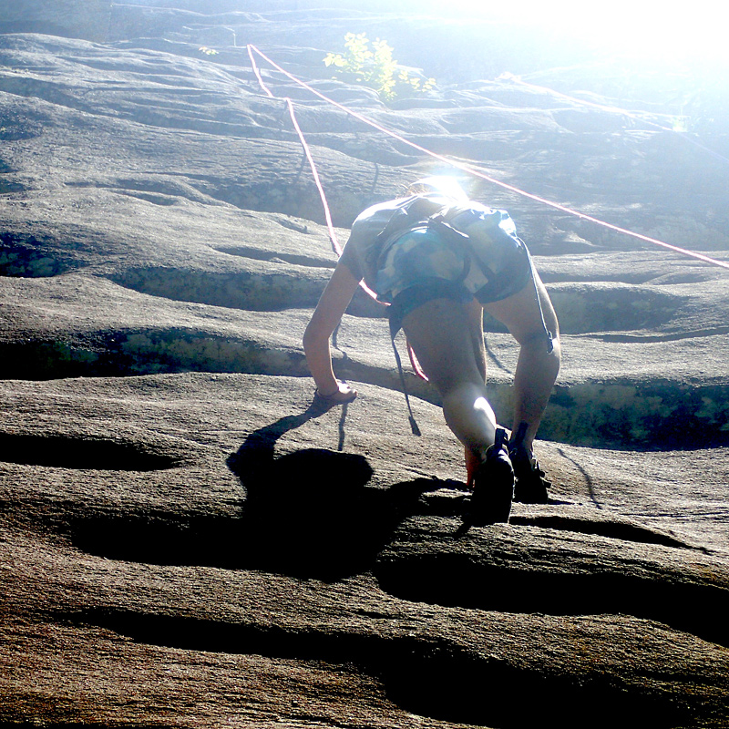 Summer Camp Rock Climbing