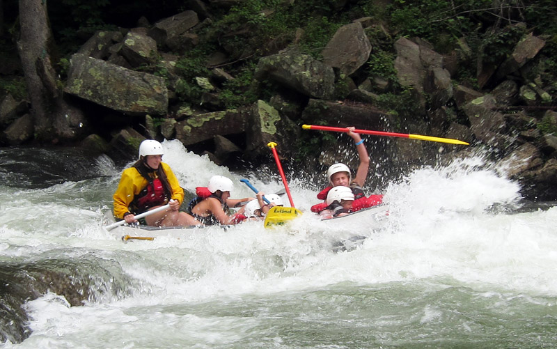 Rafting crazy Rapid