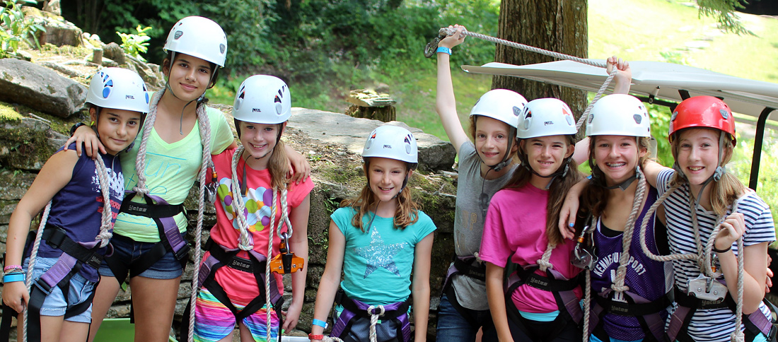 Zip Line Camp Kids