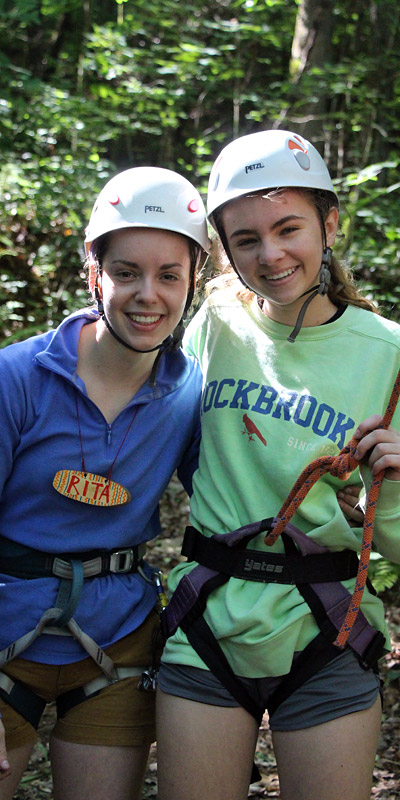 Climbing Instructor and Camper