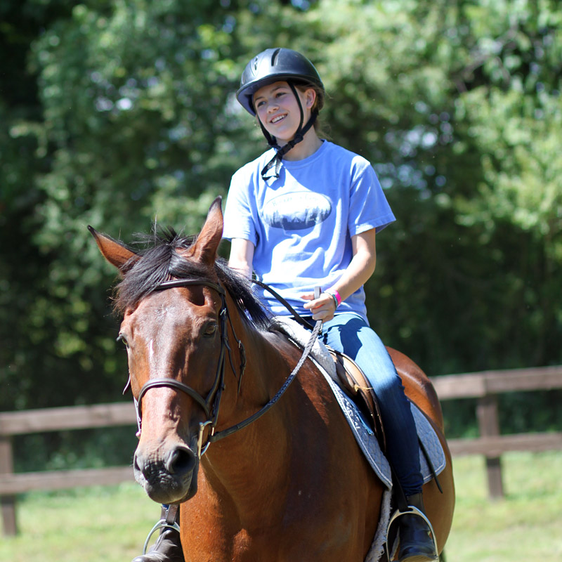 Girl Horse Riding