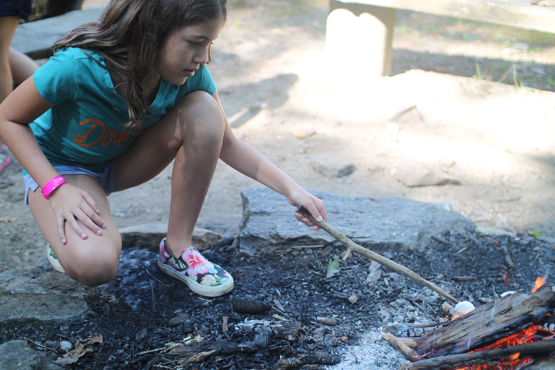 Fire Roasting Marshmallows