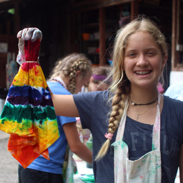 girl tie dye pride