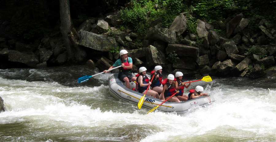 Rafting Girls Camp