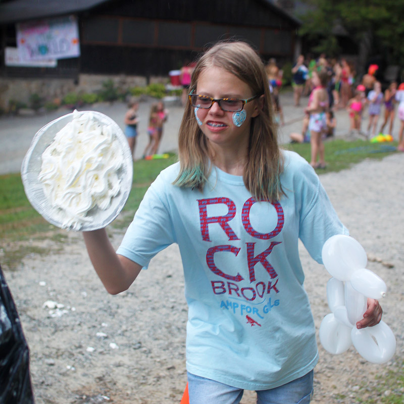 Pie Throwing Girl