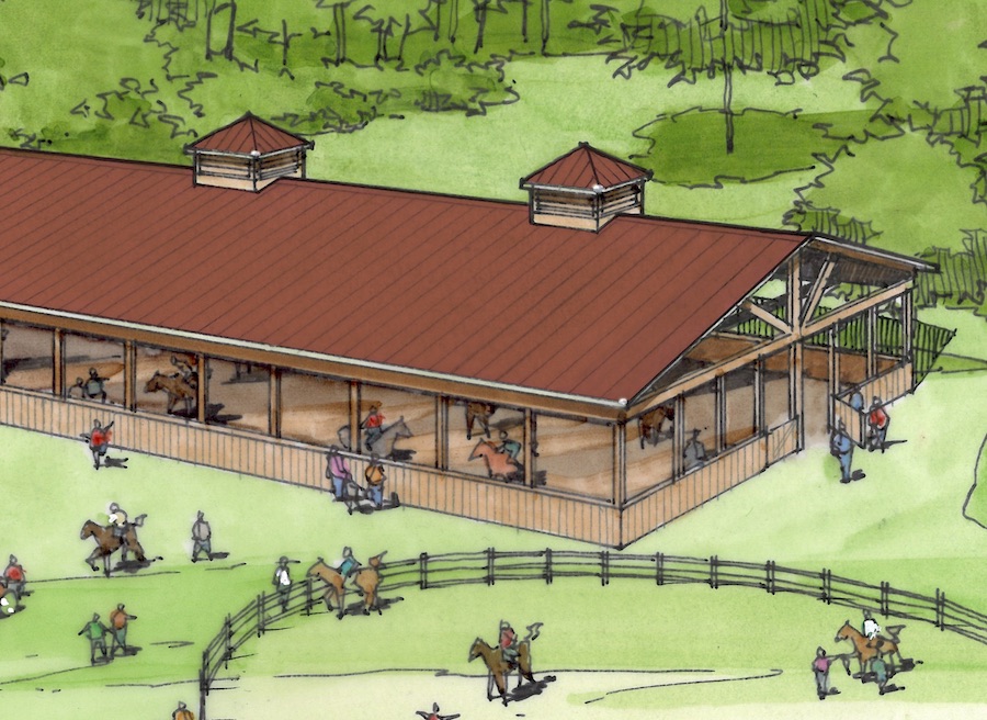 Camp Horse Arena Rendering