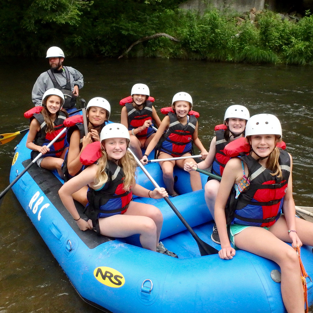 Camp Rafting kids