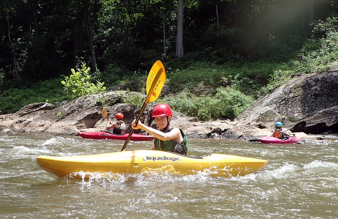 Girl Power kayaker