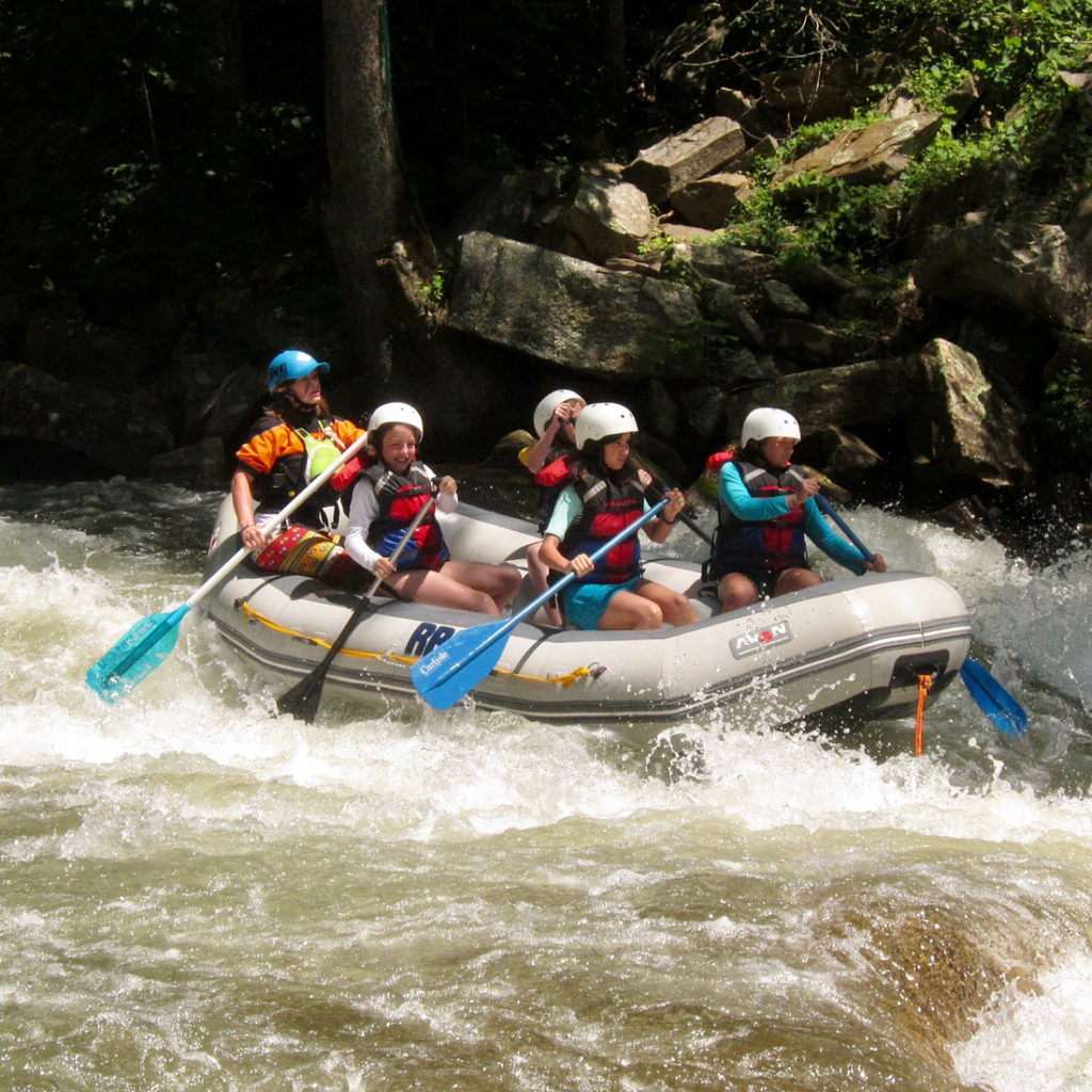 NC Kids Whitewater rapid