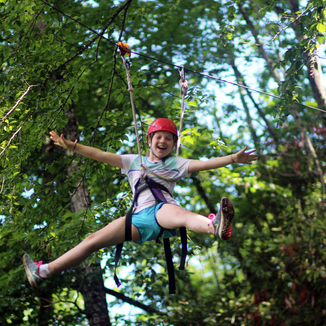 Zipline Course Kid