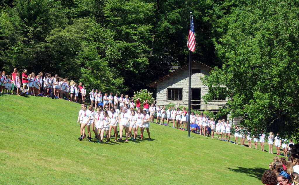 Camp Flag Raising