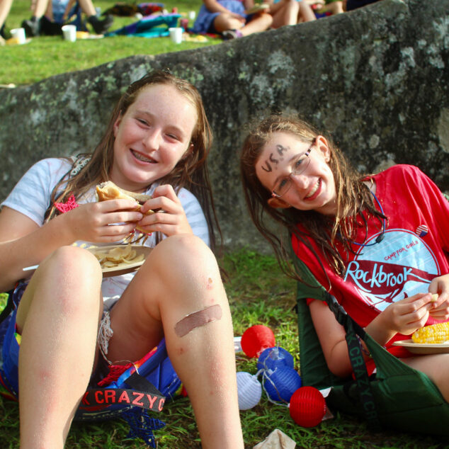 camp picnic kids