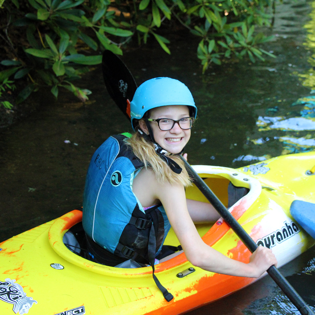 learning to kayak