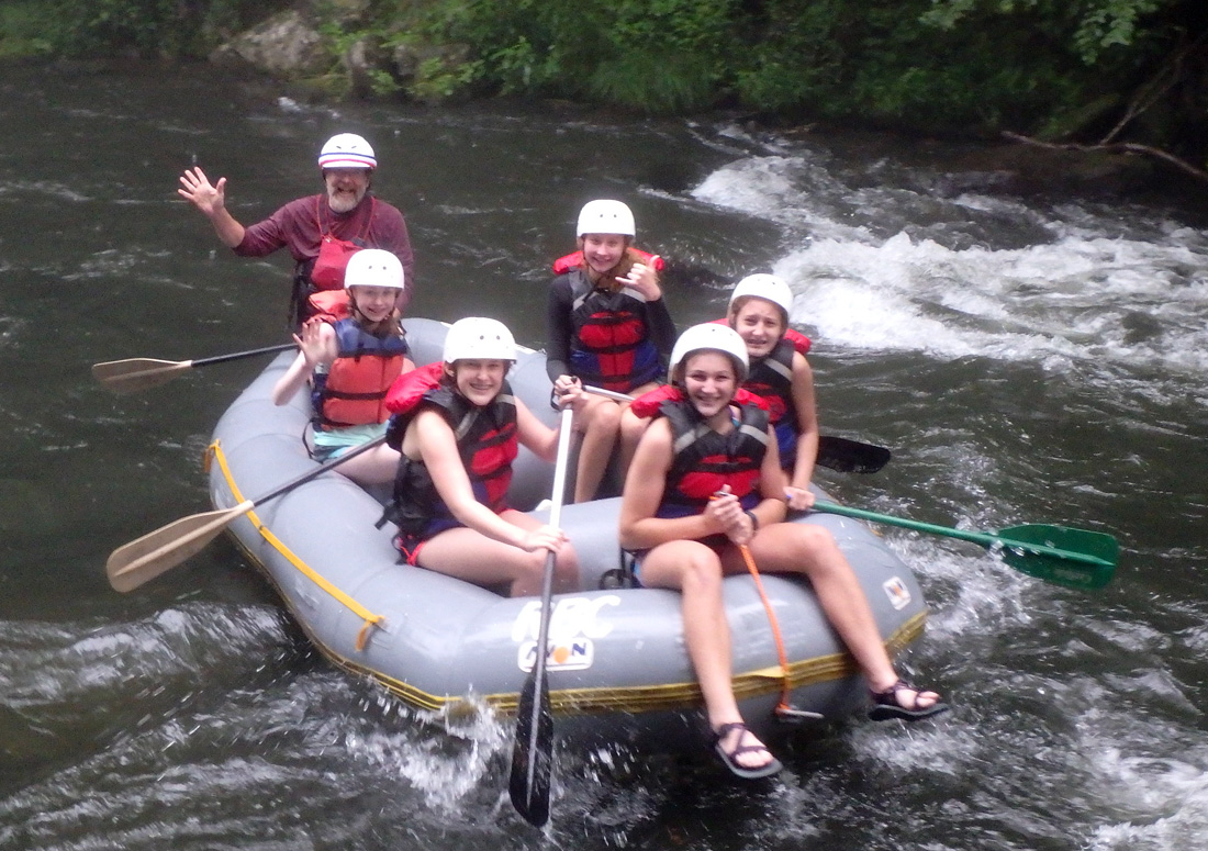 Rafting group wave