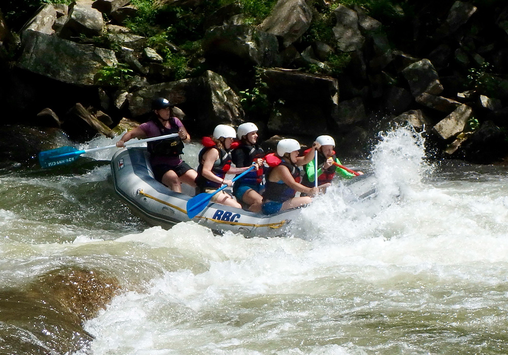 Whitewater Rafting Rapid