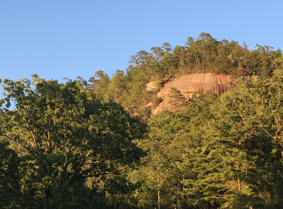 Castle Rock at twlight